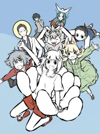 雨季邮差漫画原作档案卡封面：雨中自行车与邮包